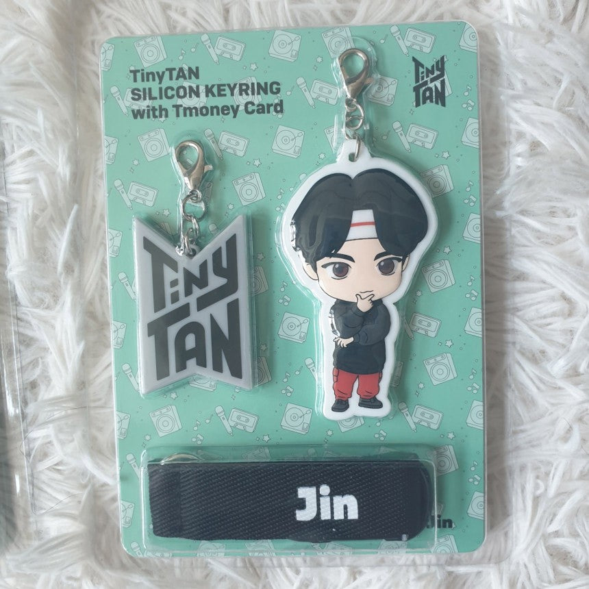 BTS x TinyTAN Goods - Figure Silicon Keyring with Tmoney Card - kpoptown.ca