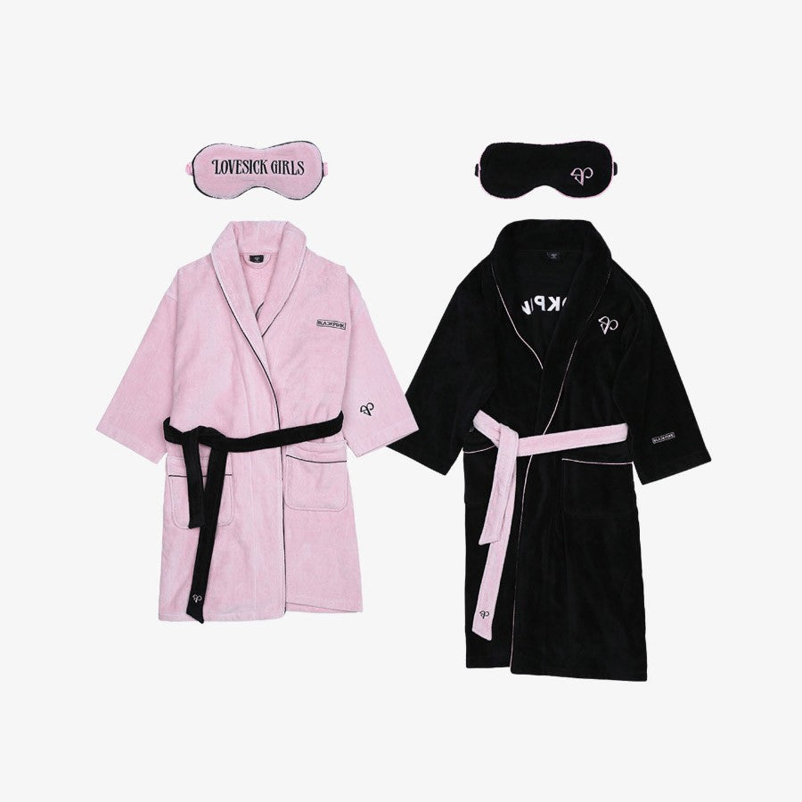 BLACKPINK THEALBUM Goods - ROBE & SLEEPING MASK SET - kpoptown.ca