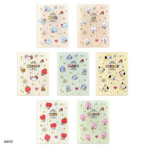 [BT21] BT21 X Monopoly Collaboration - Clear File Little Buddy - kpoptown.ca