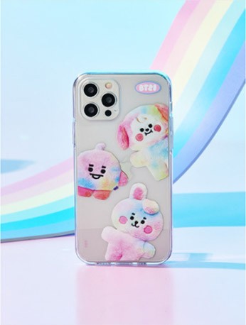 [BT21] BTS Line Friends Collaboration - Baby Prism iPhone Case - kpoptown.ca