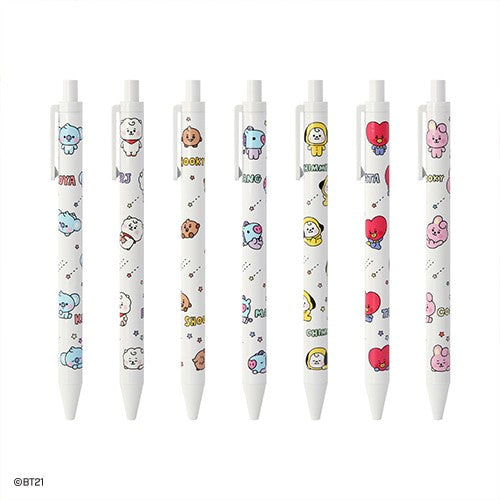 [BT21] BT21 X Monopoly Collaboration - Baby Gel Ink Ball Pen 0.38mm - kpoptown.ca