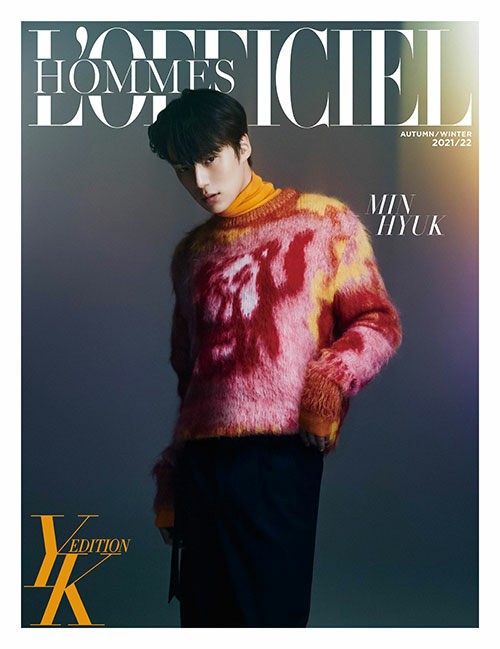 Magazine L'officiel Hommes YK Edition 2021 FALL, WINTER Type.A MONSTA X - kpoptown.ca