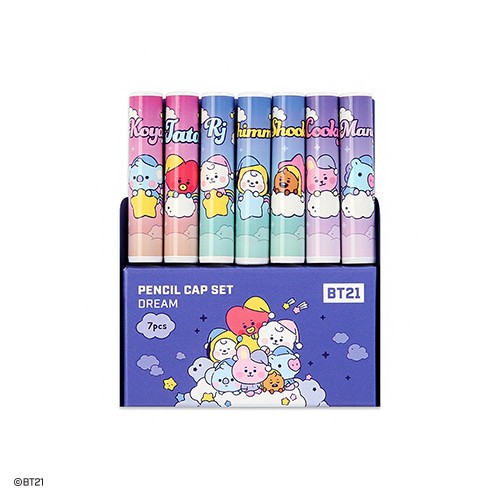 [BT21] BT21 X Monopoly Collaboration - Pencil Cap Set Dream - kpoptown.ca