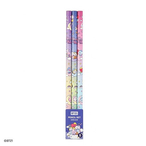 [BT21] BT21 X Monopoly Collaboration - Pencil Set Dream - kpoptown.ca