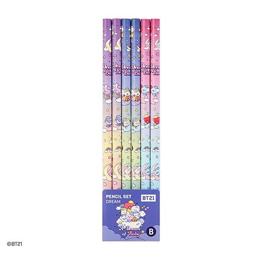 [BT21] BT21 X Monopoly Collaboration - Pencil Set Dream - kpoptown.ca