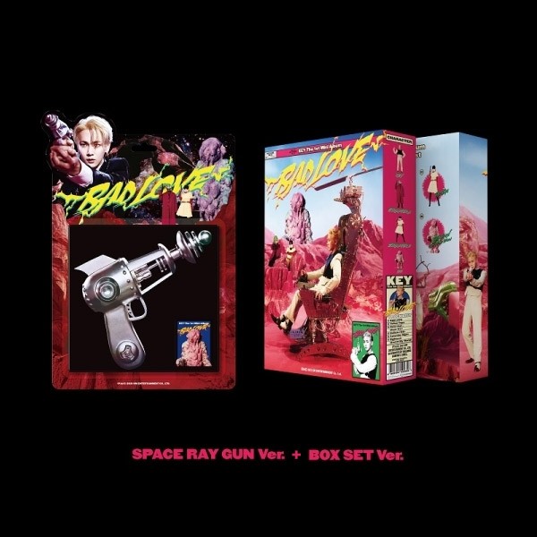 [A+B] KEY 1st Mini Album - BAD LOVE (SPACE RAY GUN + BOX SET Ver. ) 2CD + 2Poster - kpoptown.ca
