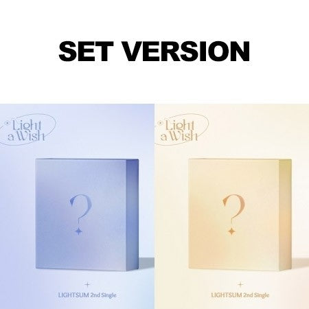 [SET] LIGHTSUM 2nd Single Album - Light a Wish (SET Ver.) 2CD + 2Poster - kpoptown.ca