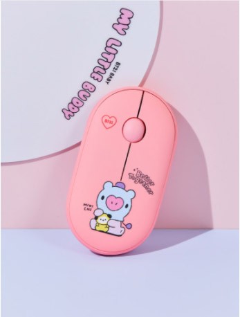 [BT21] BTS Line Friends Collaboration - Baby Multi Pairing Wireless Mouse My Little Buddy - kpoptown.ca