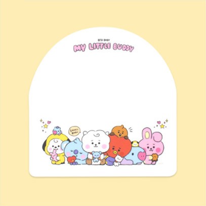 [BT21] BTS Line Friends Collaboration - Baby Mouse Pad My Little Buddy - kpoptown.ca