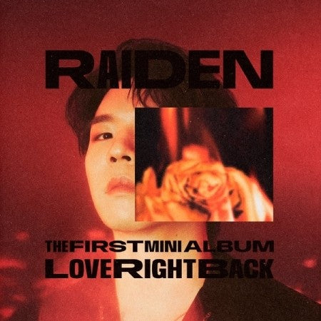 RAIDEN 1st Mini Album - LOVE RIGHT BACK CD + Poster - kpoptown.ca