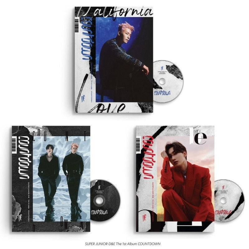 [SET] SUPER JUNIOR D & E 1st Album - COUNTDOWN (SET Ver.) 3CD + 3Poster - kpoptown.ca