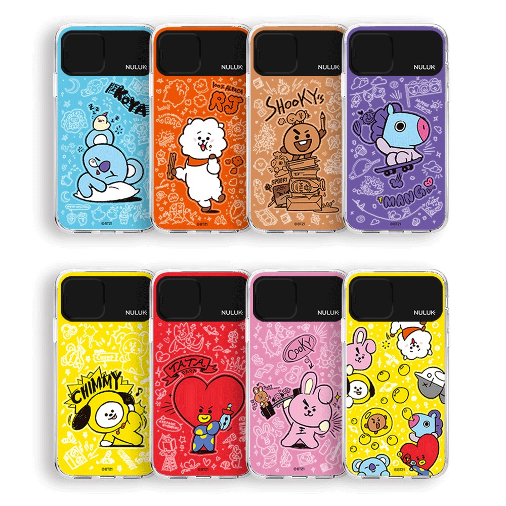 [Special Sale] [BT21] Doodling2 Light Up Case (Hybrid) - kpoptown.ca