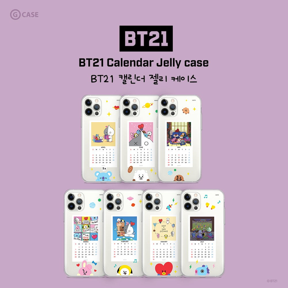 [Special Sale] [BT21] Calendar Jelly Case - kpoptown.ca