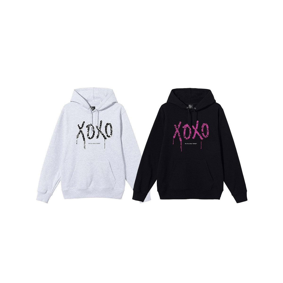 JEON SOMI XOXO Goods - Splatter Logo Pullover Hoodie - kpoptown.ca