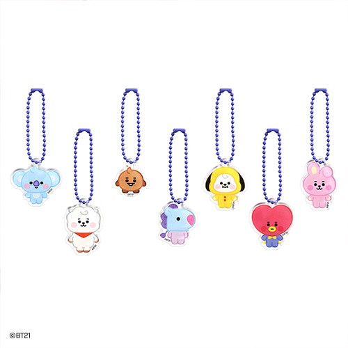 [BT21] BT21 X Monopoly Collaboration - Baby Acrylic Simple Keyring - kpoptown.ca