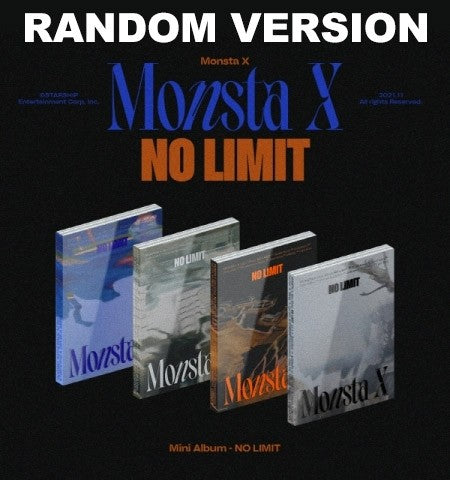 MONSTA X 10th Mini Album - NO LIMIT (Random Ver.) CD - kpoptown.ca