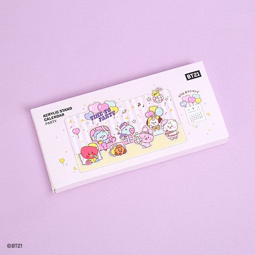 [BT21] BT21 X Monopoly Collaboration - Acrylic Stand Calendar Group [Party] - kpoptown.ca