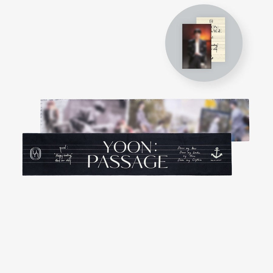 YOON PASSAGE Goods - Slogan Towel - kpoptown.ca