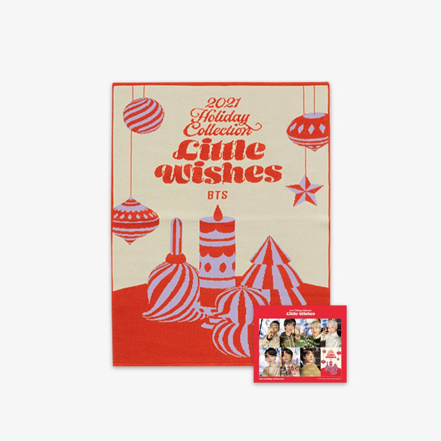 BTS Little Wishes Goods - Blanket (Red) - kpoptown.ca