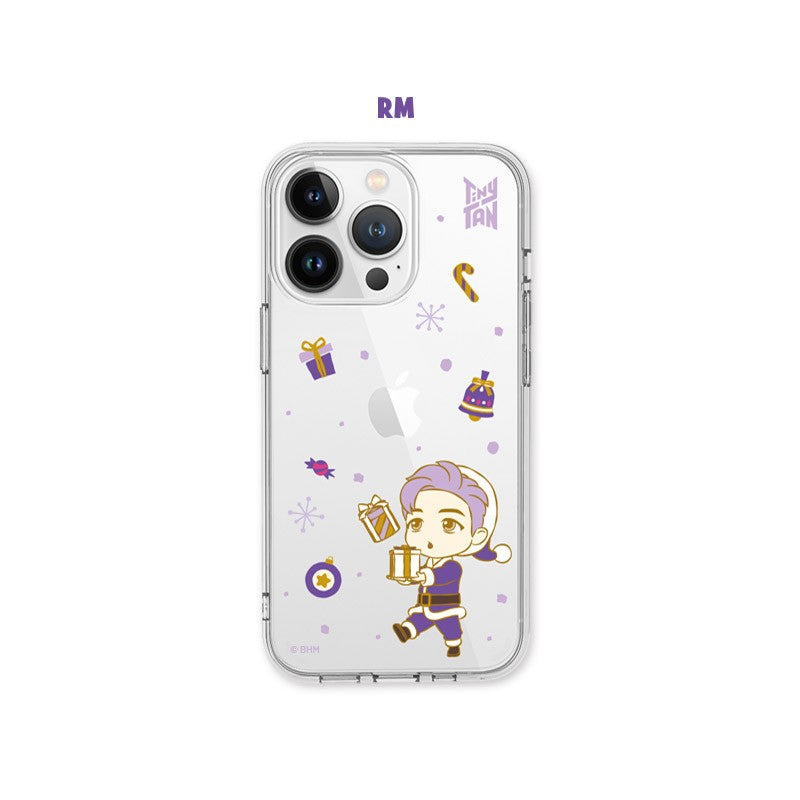 [RM] BTS x TinyTAN Purple Holiday Goods - Clear Soft Case - kpoptown.ca