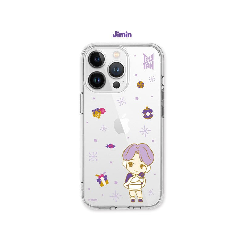 [JIMIN] BTS x TinyTAN Purple Holiday Goods - Clear Soft Case - kpoptown.ca