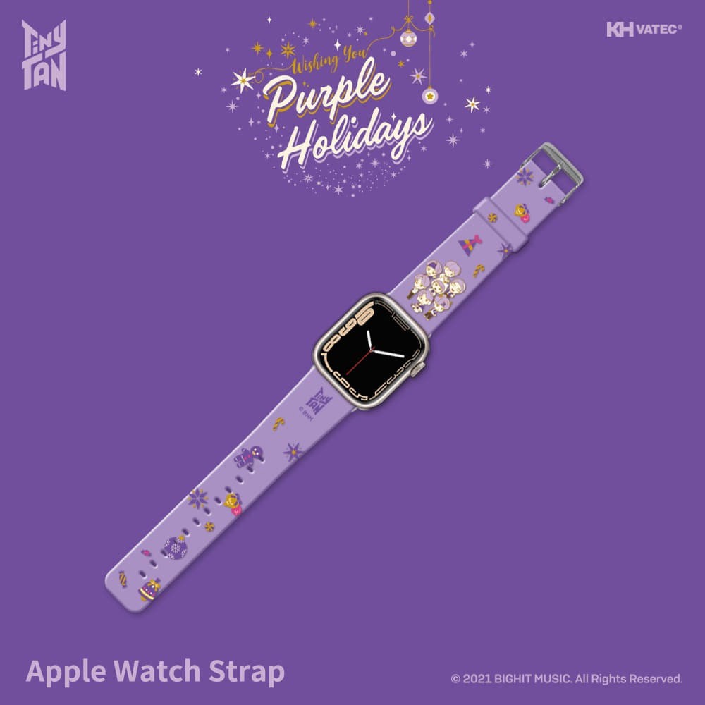 BTS x TinyTAN Purple Holiday Goods - Apple Watch Strap Band - kpoptown.ca