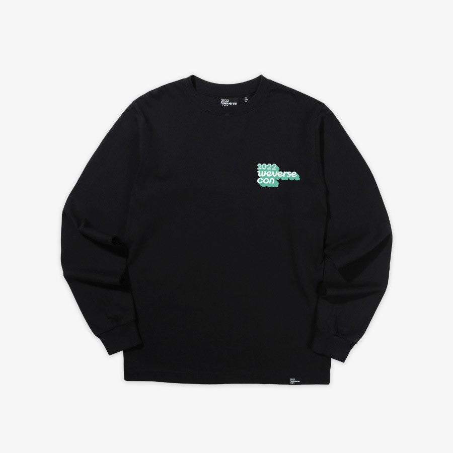 2022 Weverse Con Goods - L/S T-Shirt (Black) - kpoptown.ca