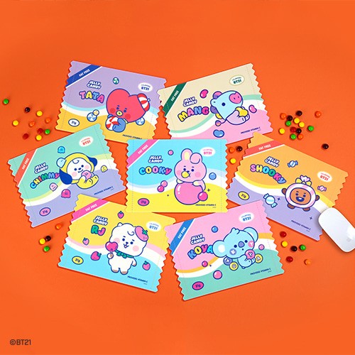 [BT21] BT21 X Monopoly Collaboration - Mouse Pad [Jelly Candy] - kpoptown.ca