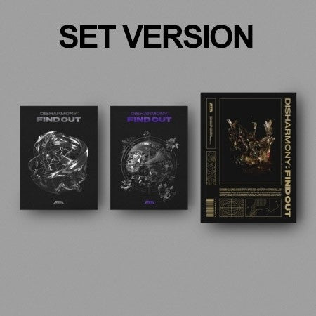 [SET] P1Harmony 3rd Mini Album - DISHARMONY : FIND OUT (SET Ver.) 3CD + 3Poster - kpoptown.ca