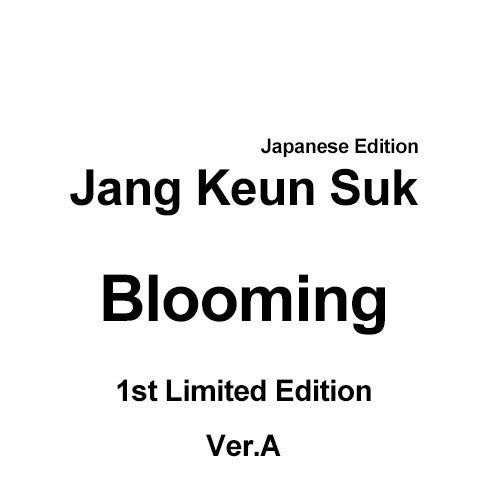 [Japanese Edition] Jang Keun-Suk - Blooming (1st Limited Edition Ver.A) CD + DVD - kpoptown.ca