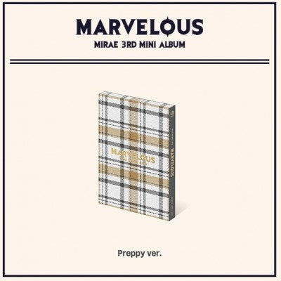 MIRAE 3rd Mini Album - Marvelous (Preppy Ver.) CD + Poster - kpoptown.ca