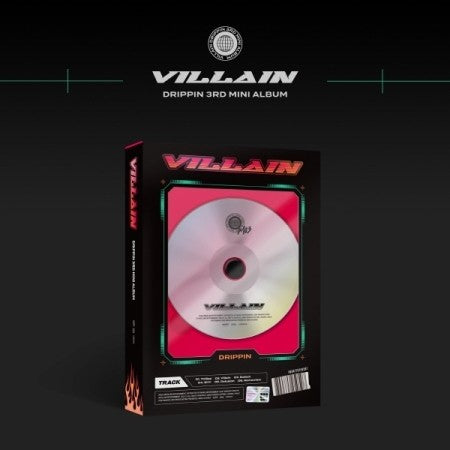 DRIPPIN 3rd Mini Album - Villain (A ver.) CD + Poster - kpoptown.ca