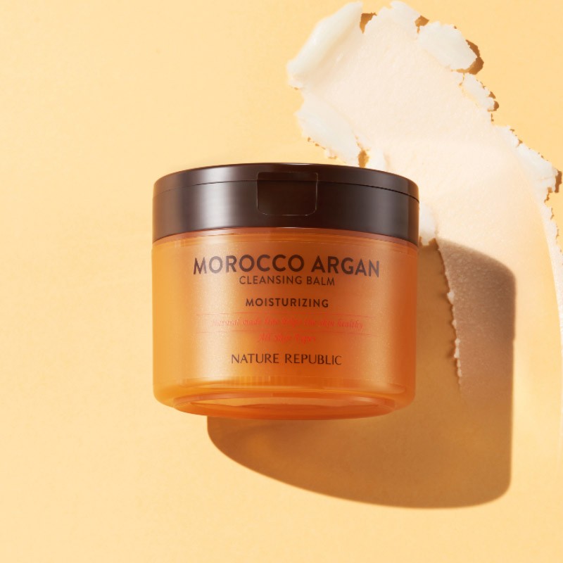 [ Nature Republic ] Natural Made Morocco Argan Cleansing Balm - kpoptown.ca