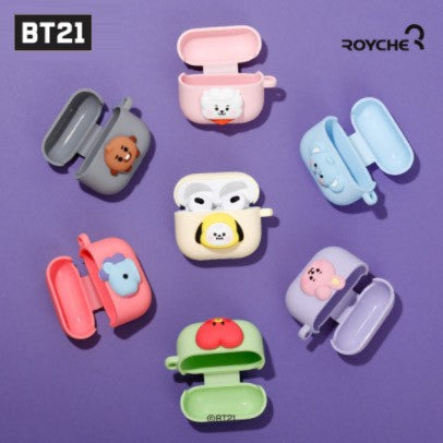 [BT21] BTS Royche Collaboration - Baby Airpods 3rd Gel Pastel Case - kpoptown.ca