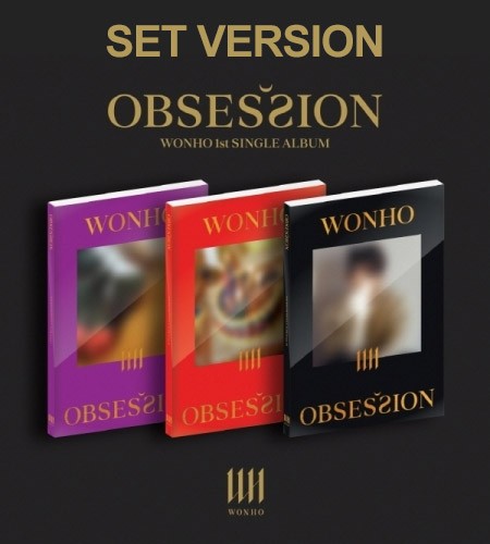[SET] WONHO 1st Single Album - OBSESSION (SET Ver.) 3CD - kpoptown.ca