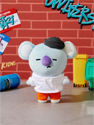 [BT21] BTS Line Friends Collaboration - Street Move Standing Doll - kpoptown.ca