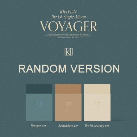 KIHYUN 1st Single Album - VOYAGER (Random Ver.) CD - kpoptown.ca
