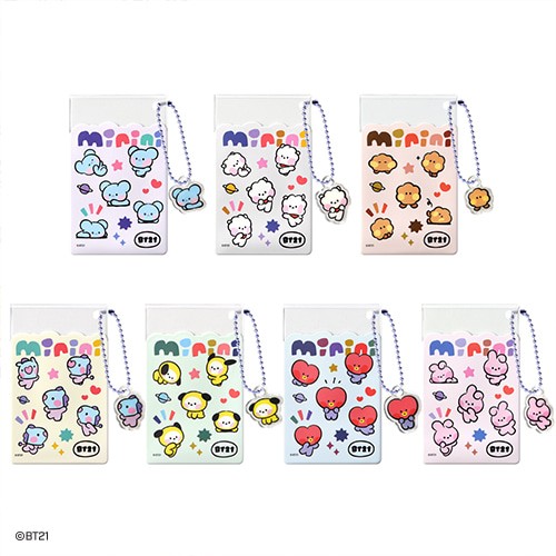 [BT21] BT21 X Monopoly Collaboration - Clear Card Pocket [Minini] - kpoptown.ca