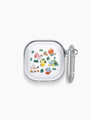 [BT21] BTS Line Friends Collaboration - Green Planet Forest Elago Buds 2 / Pro / Live Case - kpoptown.ca