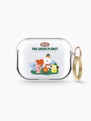 [BT21] BTS Line Friends Collaboration - Green Planet Camping Elago Airpods Pro Case - kpoptown.ca