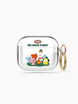 [BT21] BTS Line Friends Collaboration - Green Planet Camping Elago Airpods Case - kpoptown.ca