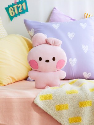 [BT21] BTS Line Friends Collaboration - minini Flat Cushion - kpoptown.ca