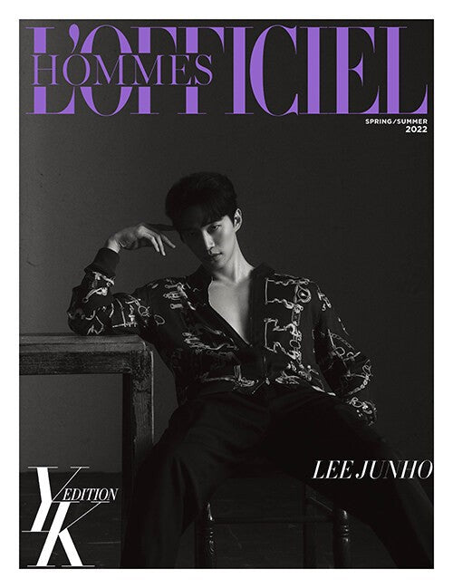 Magazine L'officiel Hommes 2022 Spring-Summer Type.A JUNHO - kpoptown.ca