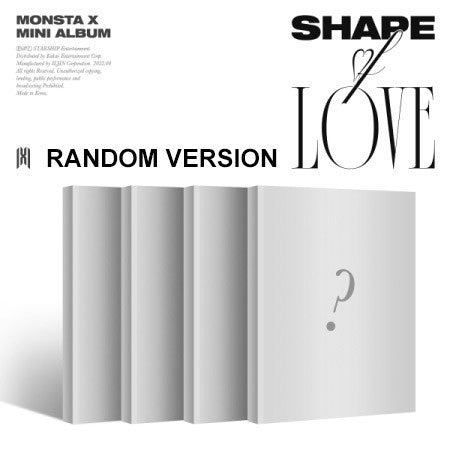 MONSTA X 11th Mini Album - SHAPE of LOVE (Random Ver.) CD - kpoptown.ca