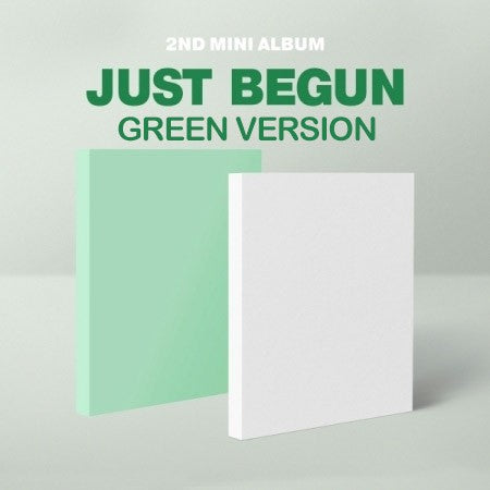 JUST B 2nd Mini Album - JUST BEGUN (GREEN VER.) CD + Poster - kpoptown.ca