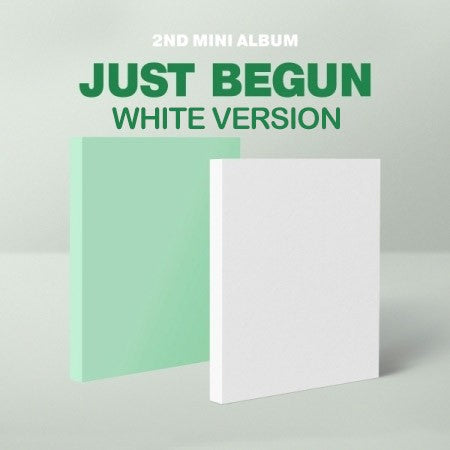 JUST B 2nd Mini Album - JUST BEGUN (WHITE VER.) CD + Poster - kpoptown.ca