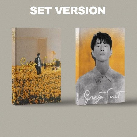 [SET] SUHO 2nd Mini Album - Grey Suit Photo Book Ver. (SET ver.) 2CD + 2Poster - kpoptown.ca