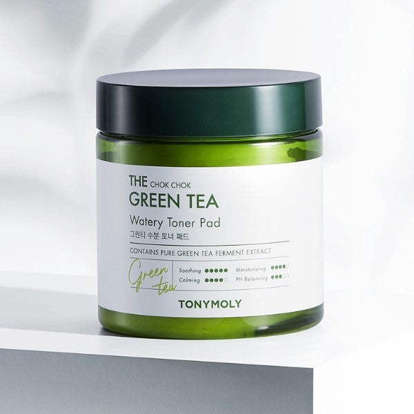 [TONYMOLY] The Chok Chok Green Tea Watery Toner Pad 280ml - kpoptown.ca