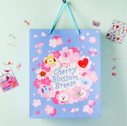 [BT21] BTS Studio EIGHT Collaboration - Shopper Bag L - kpoptown.ca