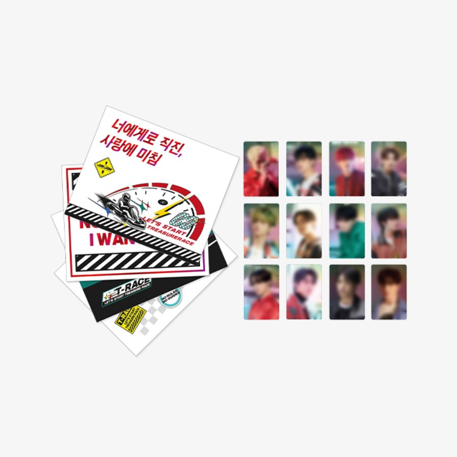 TREASURE TRACE Goods - Lyrics Cards + Photocards Set - kpoptown.ca